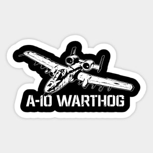 A-10 Warthog Plane  Thunderbolt 2 Aircraft Sticker